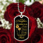 To My Daughter From Mom - Always Remember - Luxury Graphic Dog Tag Necklace