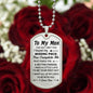 To My Man - Best Gift - Luxury Graphic Dog Tag Necklace