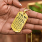 To My Man - Best Gift - Luxury Graphic Dog Tag Necklace