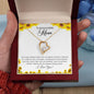 To An Incredible Mom | Thank You For Always Being There - Forever Love Necklace