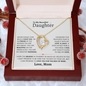 Daughter Necklace - You are Beautiful Inside and Out - Forever Love WB