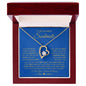 To My Incredible Soulmate | You Have Been There | Forever Love Necklace Blue