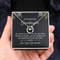 To My Beautiful Granddaughter - You Stole My Heart - Lucky In Love Necklace