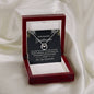 To My Beautiful Granddaughter - You Stole My Heart - Lucky In Love Necklace