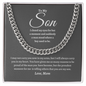 To My Son | Proudest Moment | Cuban Link Necklace GW