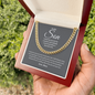 To My Son | Proudest Moment | Cuban Link Necklace GW