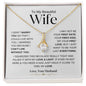 To My Beautiful Wife - I Can't Live Without You - Alluring Beauty Necklace WB