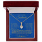 To My Incredible Soulmate - You Have Been There - Alluring Beauty Necklace - Blue