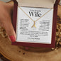 To My Beautiful Wife - I Can't Live Without You - Alluring Beauty Necklace WB
