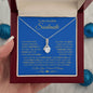 To My Incredible Soulmate - You Have Been There - Alluring Beauty Necklace - Blue