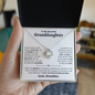 Granddaughter Necklace - You are Beautiful Inside and Out - Love Knot WB