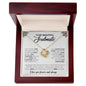 To My Beautiful Soulmate - I Love You, Forever & Always - Love Knot Necklace