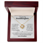 Granddaughter Necklace - You are Beautiful Inside and Out - Love Knot WB