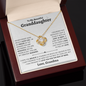 Granddaughter Necklace - You are Beautiful Inside and Out - Love Knot WB