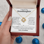 Granddaughter Necklace - You are Beautiful Inside and Out - Love Knot WB
