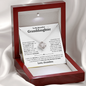 Granddaughter Necklace - You are Beautiful Inside and Out - Love Knot WB