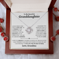Granddaughter Necklace - You are Beautiful Inside and Out - Love Knot WB