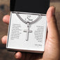 To My Son - Proudest Moment - Cuban Cross Necklace WB