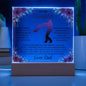 To My Daughter - Never Forget That I Love You - Acrylic Square Plaque