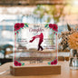 To My Daughter - Never Forget That I Love You - Acrylic Square Plaque