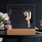 To Our Brilliant Daughter - So Proud Of Everything - Graduation Acrylic Square Plaque