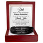 Special Gift For Dad - Always Remember - Men's Cross Bracelet