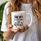 Mom - No One Can Replace - White Ceramic Mug