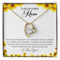 To An Incredible Mom | Thank You For Always Being There - Forever Love Necklace