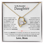 Daughter Necklace - You are Beautiful Inside and Out - Forever Love WB