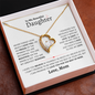 Daughter Necklace - You are Beautiful Inside and Out - Forever Love WB