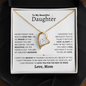 Daughter Necklace - You are Beautiful Inside and Out - Forever Love WB