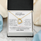 Daughter Necklace - You are Beautiful Inside and Out - Forever Love WB