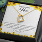 To An Incredible Mom | Thank You For Always Being There - Forever Love Necklace