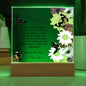 To My Amazing Mom - Unconditional Love - Acrylic Square Plaque