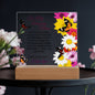 To My Amazing Mom - Unconditional Love - Acrylic Square Plaque