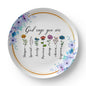 God says you are - Bible Verse Plate, Inspirational Message Plate - 10” Plate