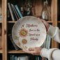 A Mother's Love is the Heart of a Family - Mother's Day Gift From Daughter & Son - 10” Plate
