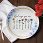 God says you are - Bible Verse Plate, Inspirational Message Plate - 10” Plate