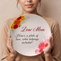 Dear Mom - Mother's Day Gift From Daughter & Son - 10” Plate