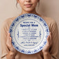 Special Mom - Recipe For A Special Mom - Gift From Son - 10” Plate
