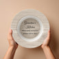 Grandma's Kitchen - Meals and Memories Served Fresh Daily - Gift From Granddaughter & Grandson - 8.5” Bowl