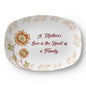 A Mother's Love is the Heart of a Family - Mother's Day Gift From Daughter & Son -10”x14” Platter