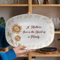 A Mother's Love is the Heart of a Family - Mother's Day Gift From Daughter & Son -10”x14” Platter