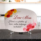 Dear Mom - Mother's Day Gift From Daughter & Son - 10”x14” Platter