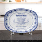 Special Mom - Recipe For A Special Mom - Gift From Son - 10”x14” Platter