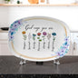 God says you are - Bible Verse Platter, Inspirational Message Platter - 10”x14” Platter