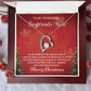 Boyfriend's Mom - Thank you - Christmas Gift - Forever Love Necklace