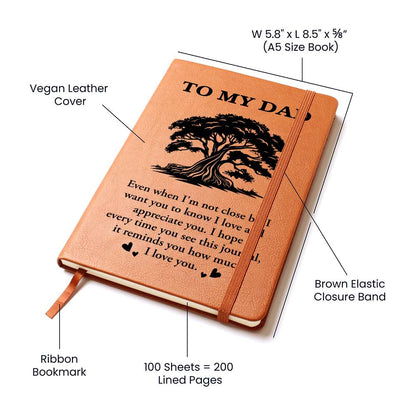 To My Dad - I Love And Appreciate You - Graphic Journal