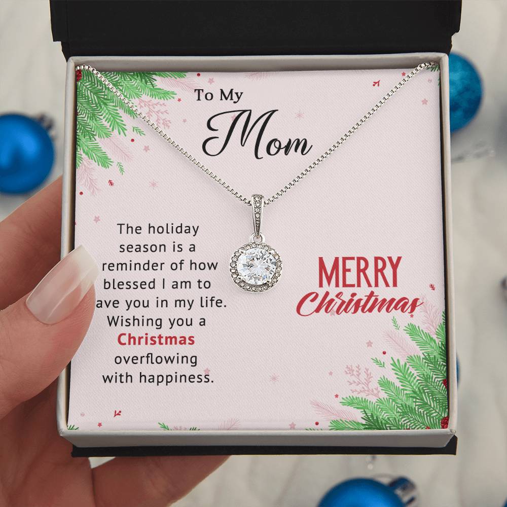 Mom - Blessed - Christmas Gift - Eternal Hope Necklace