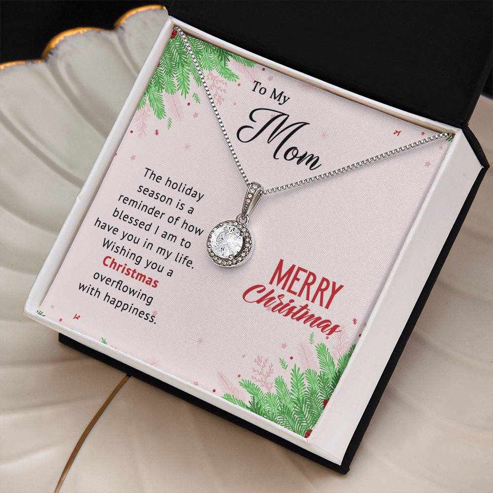 Mom - Blessed - Christmas Gift - Eternal Hope Necklace